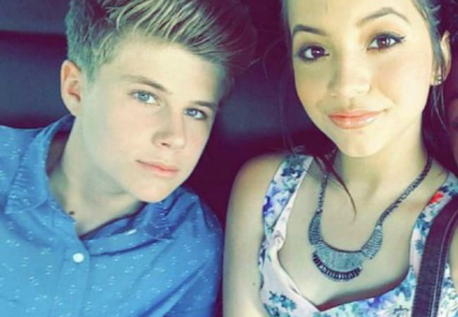 Owen Joyner and Isabela Moner in an Instagram selfie in June 2015