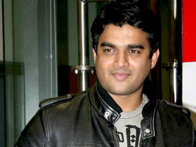 R. Madhavan during the promotion of the film Teen Patti at Big FM studios in 2010