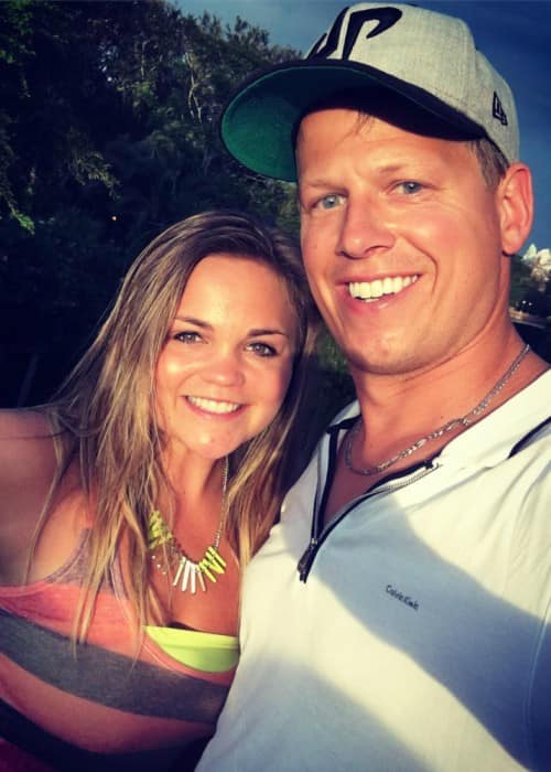 Rick Smith Jr. and Courtney Marchak in an Instagram selfie in November 2017