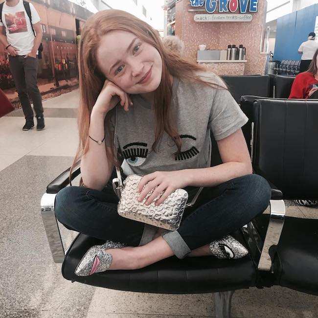 Sadie Sink in a July 2017 picture