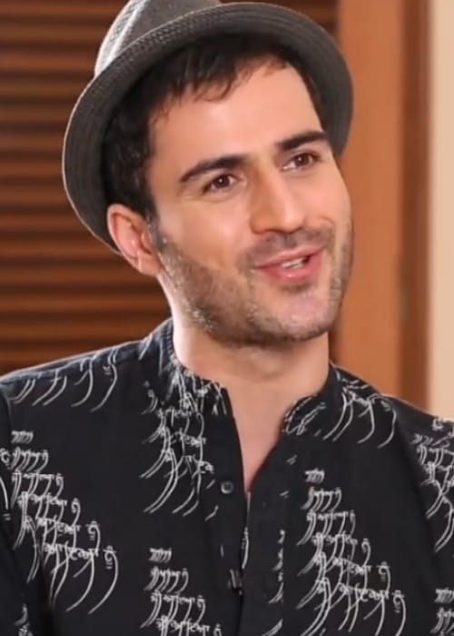 Sajjad Delafrooz in a still from the Bollywood Hungama interview in December 2017