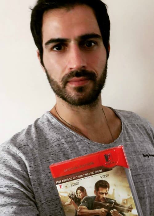 Sajjad Delafrooz in an Instagram selfie in February 2018