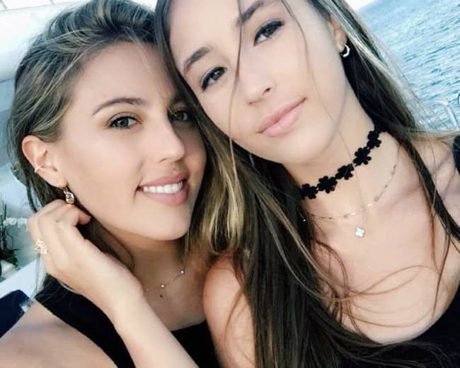 Scarlet Stallone (Right) and Sophia Stallone in an Instagram selfie in July 2016