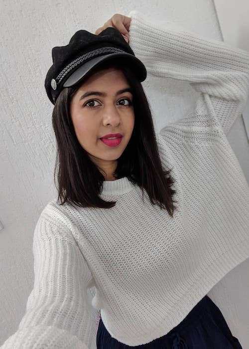 Sejal Kumar in an Instagram selfie in January 2018