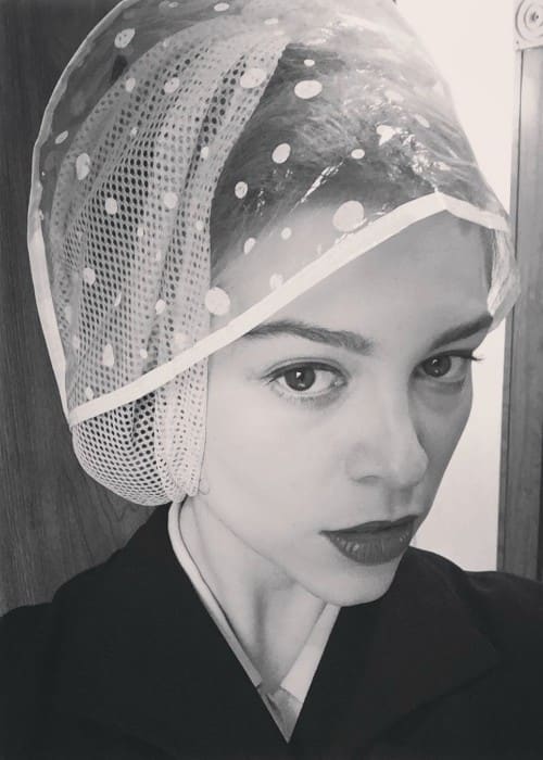 Sophie Cookson in an Instagram selfie in November 2017