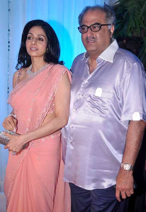 Sridevi and Boney Kapoor at Esha Deol's wedding reception in 2012