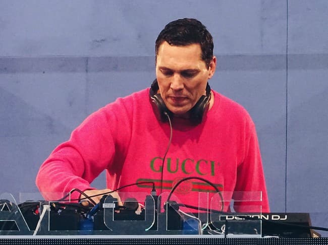 Tiësto playing live at Airbeat One Festival in July 2017