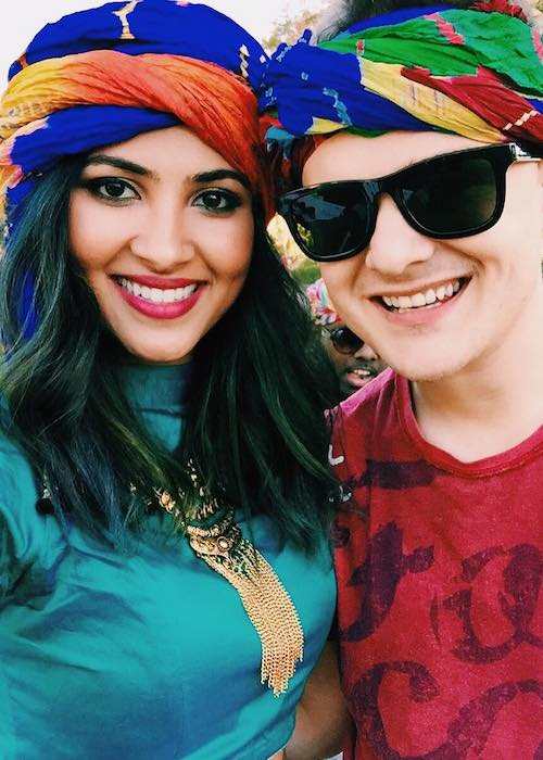 Vidya Vox and Shankar Tucker in a selfie in July 2016