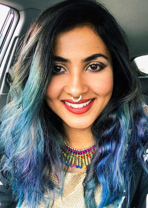 Vidya Vox in an Instagram selfie in November 2016