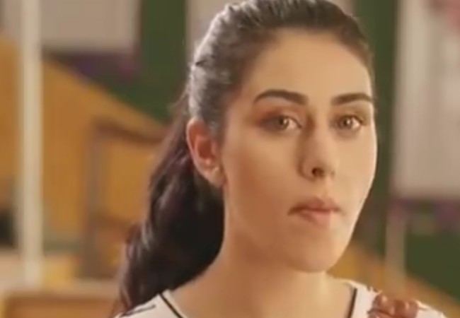 Warina Hussain in a still from the Dairy Milk Silk commercial in 2017