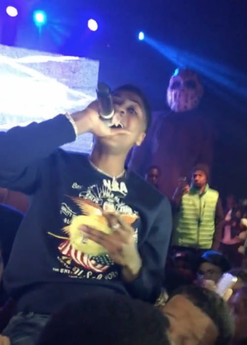 YoungBoy Never Broke Again performing in Detroit in November 2017