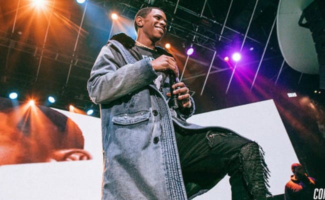 A Boogie wit da Hoodie during The Come Up Show in November 2017