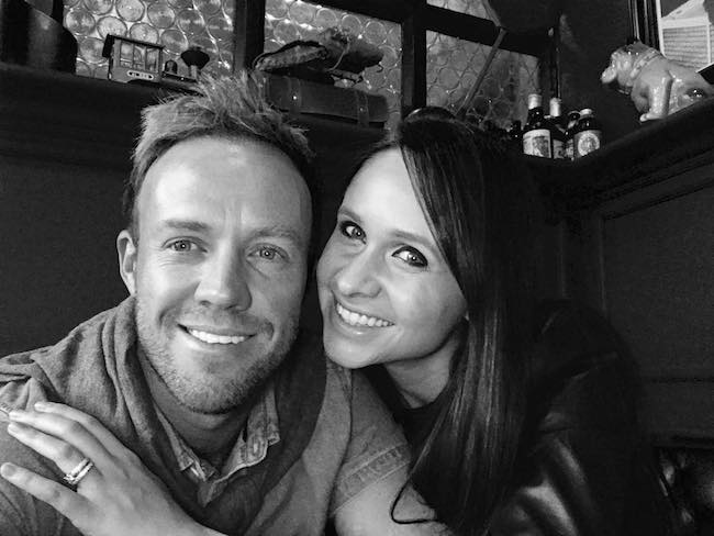 AB de Villiers and Danielle de Villiers as seen in November 2017