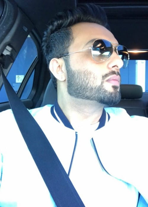 Aarsh Benipal in a selfie as seen in October 2017