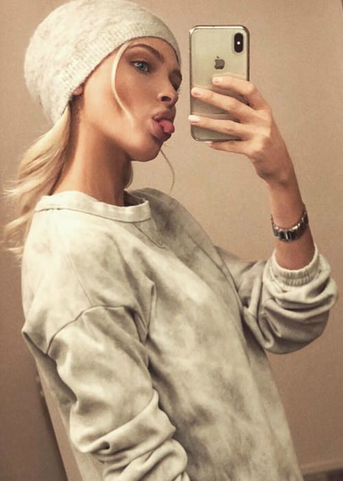 Alena Shishkova in a selfie as seen in March 2018