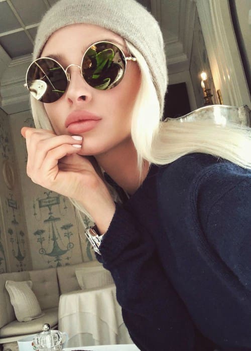 Alena Shishkova in a selfie in March 2018