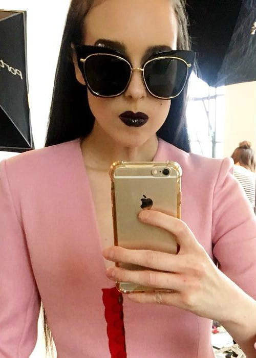 Allie X in an Instagram selfie as seen in June 2017