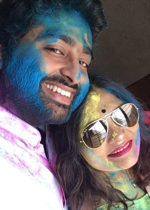 Arijit Singh and Koyel Roy in a selfie in March 2018