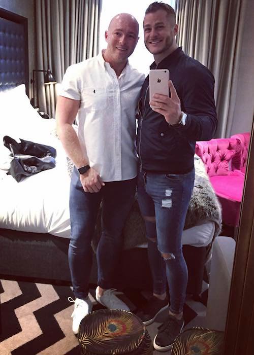 Austin Armacost and Darren Banks in a September 2017 selfie