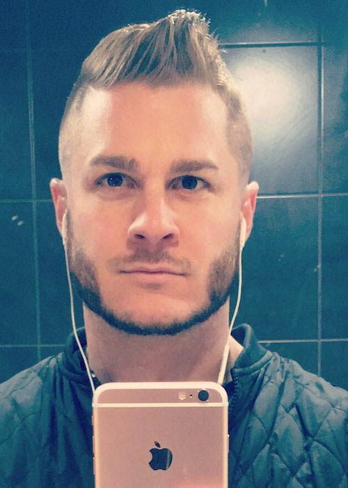 Austin Armacost selfie after a fresh haircut in May 2017