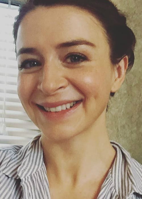 Caterina Scorsone in an Instagram selfie in October 2017