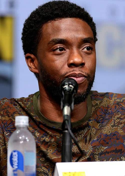 Chadwick Boseman at the 2017 San Diego Comic-Con International