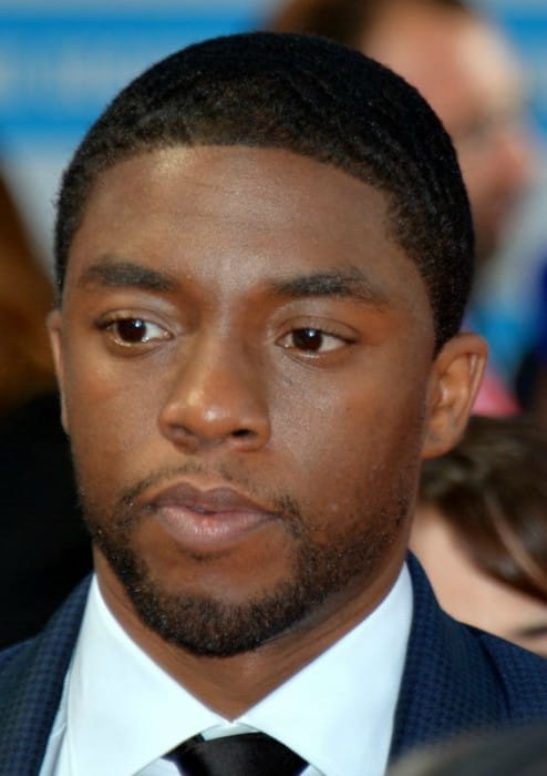 Chadwick Boseman at the Deauville Film Festival in September 2014