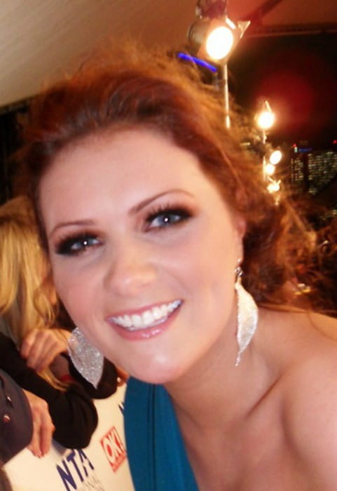 Chelsea Halfpenny at an award function as seen in January 2009