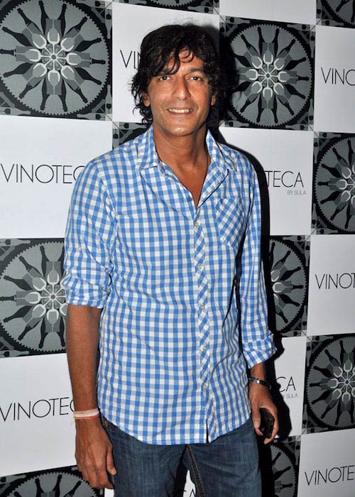 Chunky Pandey at Forest success party in 2012