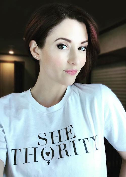 Chyler Leigh in a selfie in November 2017