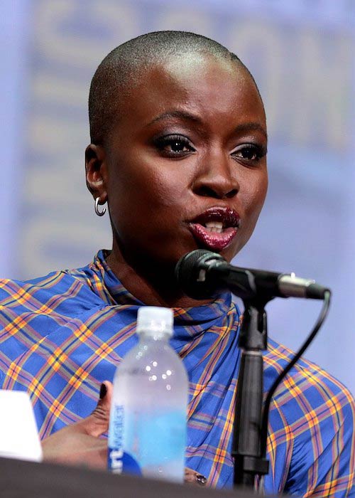 Danai Gurira at the 2017 San Diego Comic-Con International