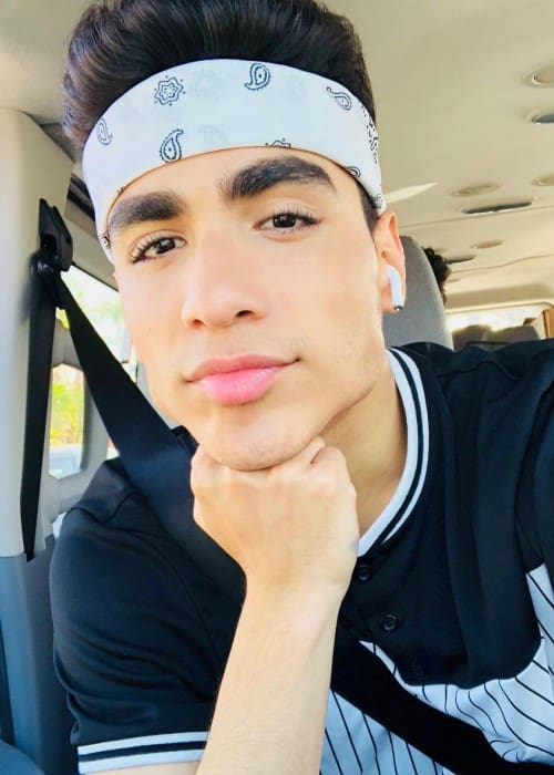 Drew Ramos in an Instagram selfie as seen in February 2018