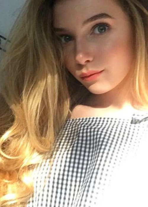 Eleanor Worthington Cox in a selfie in August 2017