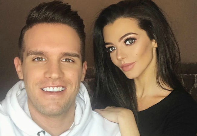 Emma McVey and Gaz Beadle as seen in December 2017