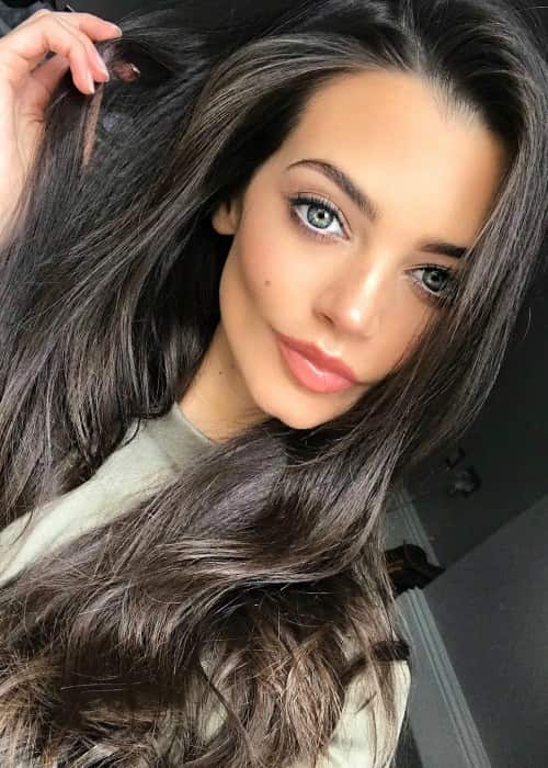 Emma McVey in a selfie in March 2018