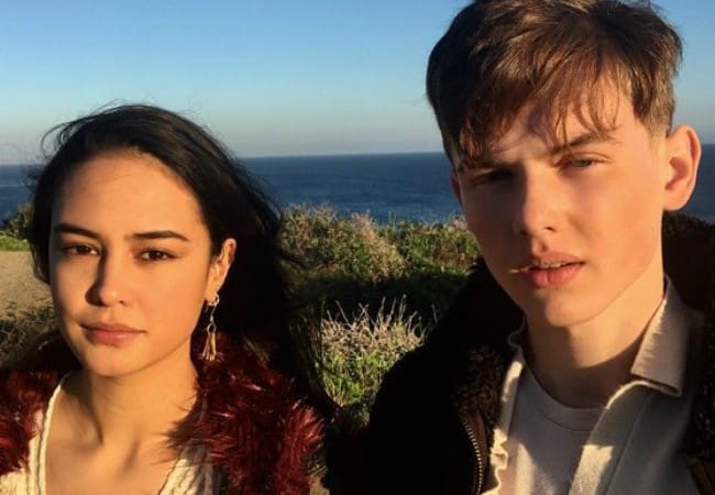 Garrett Wareing and Courtney Eaton as seen in May 2017