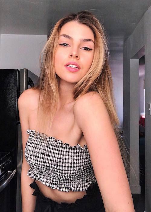Giorgia Caldarulo in an Instagram selfie in February 2018