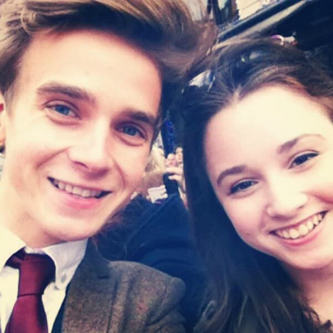 Grace Hogg-Robinson and Joe Sugg in a selfie in April 2014