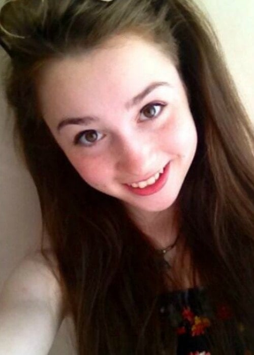 Grace Hogg-Robinson in a selfie in July 2013