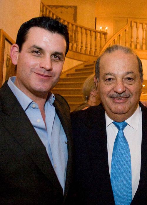 Investor Kurt Rappaport and Carlos Slim as seen in 2012