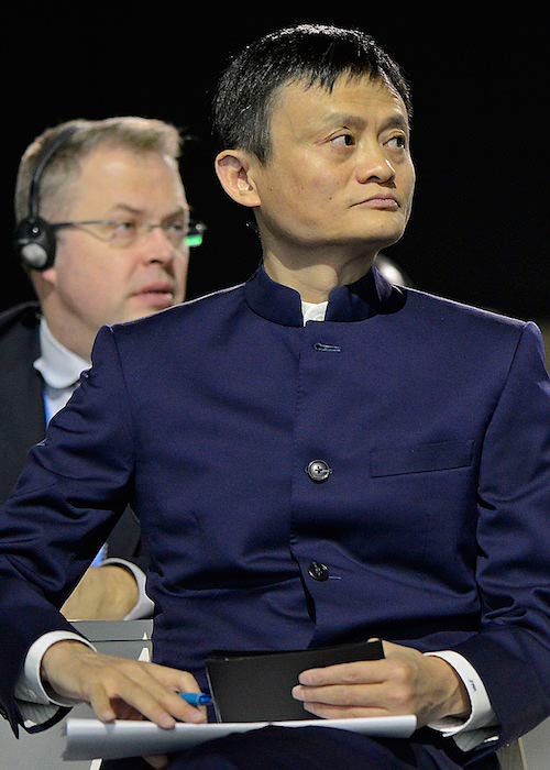 Jack Ma during the 2015 United Nations Climate Change Conference