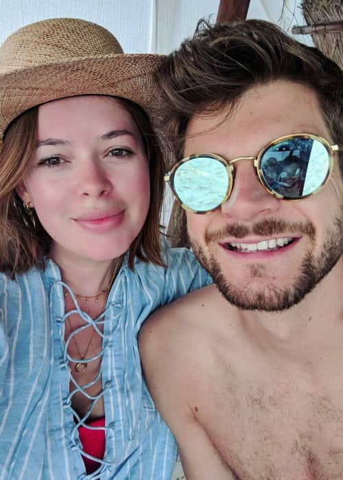 Jim Chapman and Tanya Burr as seen in November 2017