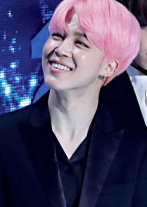 Jimin at the 6th Gaon Chart K-Pop Awards in February 2017