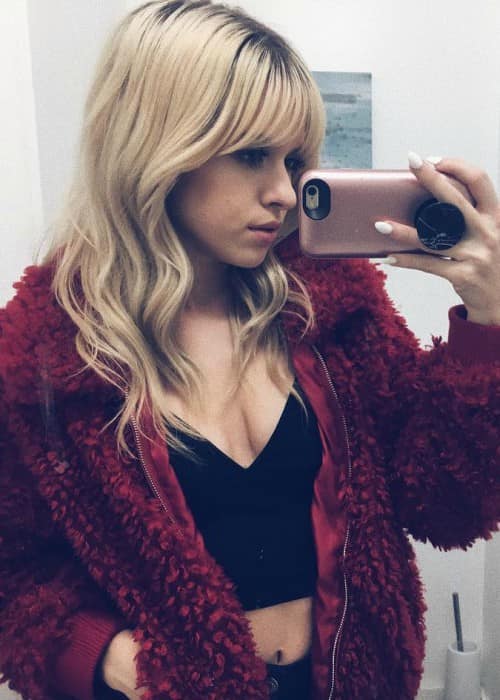 Kelianne Stankus in a selfie in January 2018