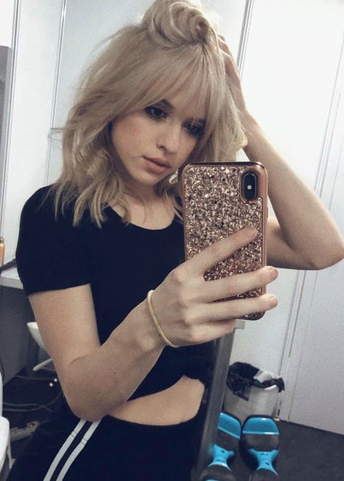 Kelianne Stankus in an Instagram selfie as seen in February 2018