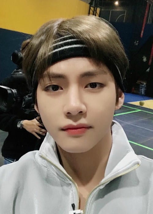 Kim Tae-hyung in an Instagram selfie as seen in February 2018