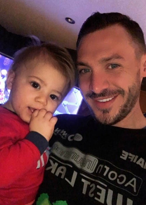 Kirk Norcross in a selfie with his son as seen in March 2018