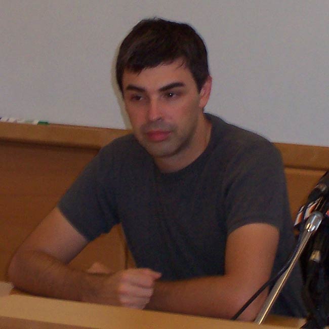 Larry Page as clicked in September 2003