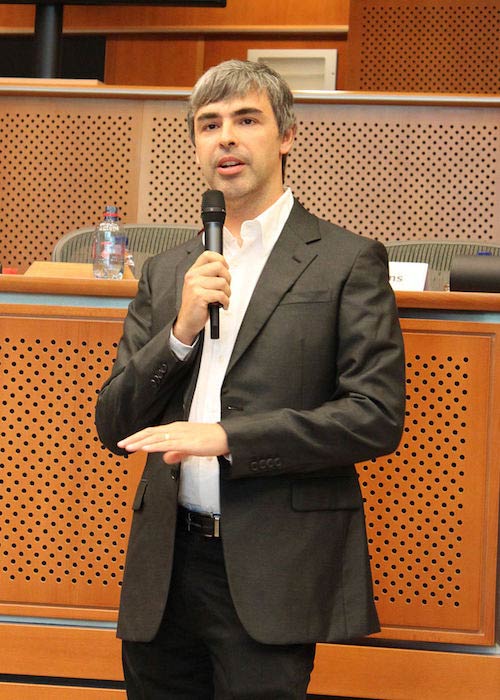 Larry Page in the European Parliament on June 17, 2009