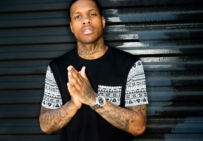 Lil Durk during a photoshoot in 2015
